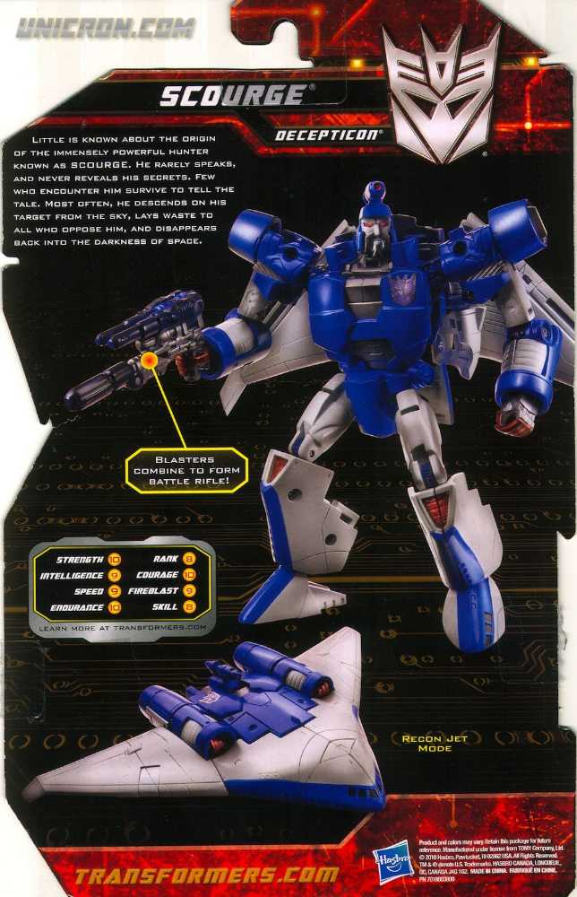 Scourge Carded - Hasbro (Generations) action figure collectible - Main Image 3
