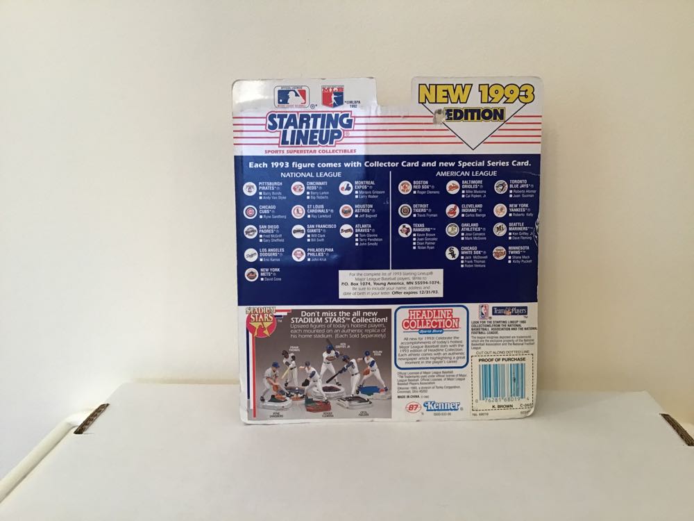 Kevin Brown - Kenner action figure collectible - Main Image 2