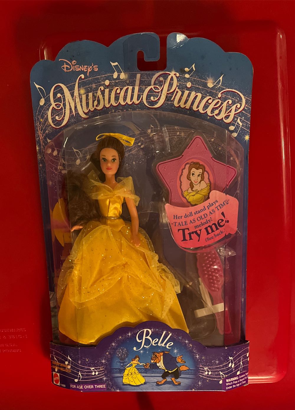 Musical Princess Belle  action figure collectible [Barcode 074299116001] - Main Image 2