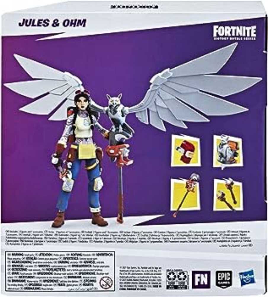 Fortnite Victory Royale Series Jules And Ohm Deluxe Pack Amazon Exclusive - Hasbro (Fortnite) action figure collectible [Barcode 5010993962846] - Main Image 2