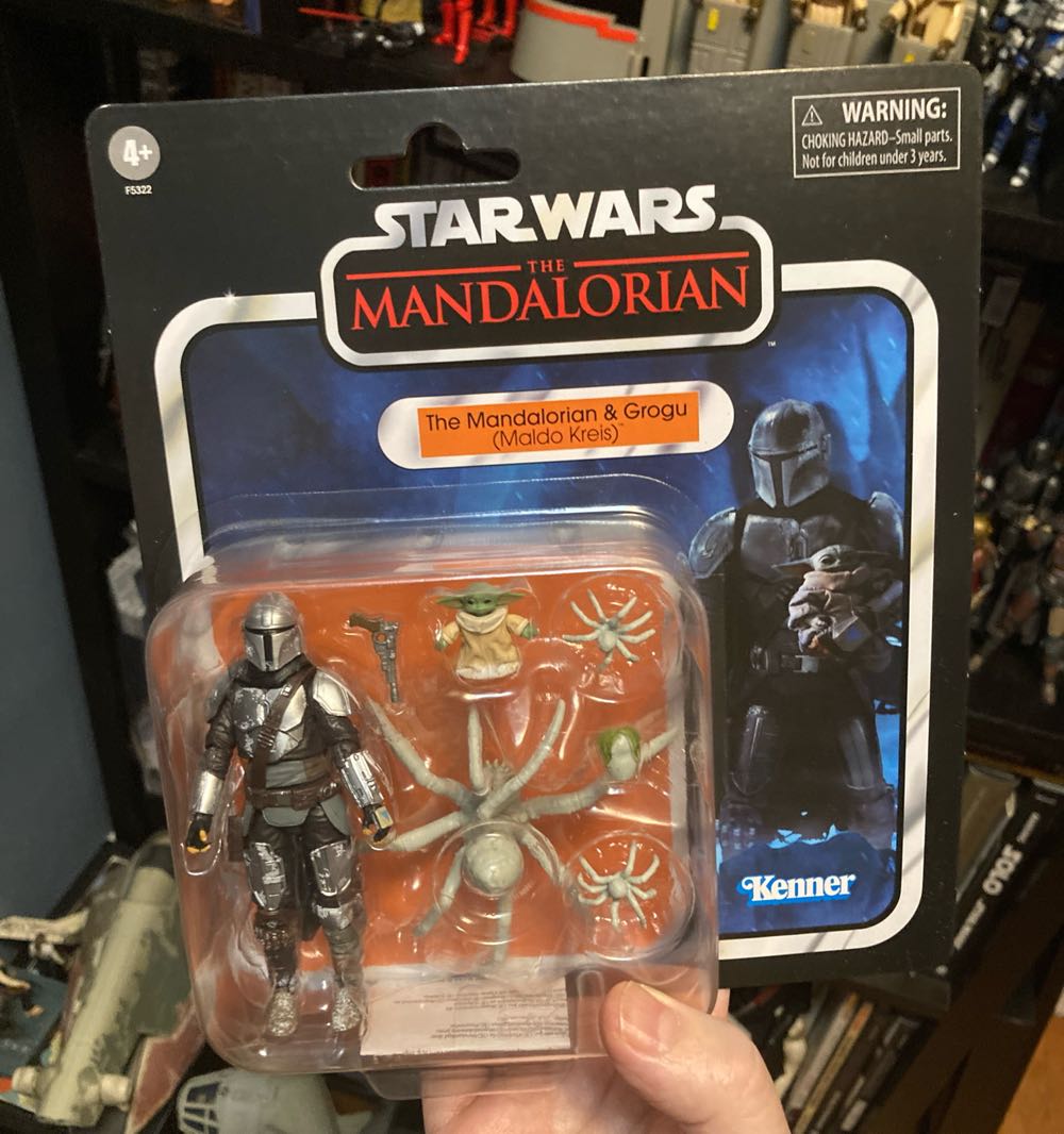 VC211 The Mandalorian & Grogu (Maldo Kreis) - Hasbro (Star Wars: The Vintage Collection) action figure collectible [Barcode 5010994112103] - Main Image 2