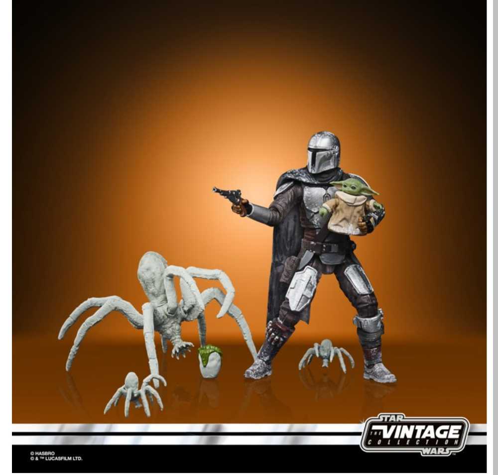 VC211 The Mandalorian & Grogu (Maldo Kreis) - Hasbro (Star Wars: The Vintage Collection) action figure collectible [Barcode 5010994112103] - Main Image 3