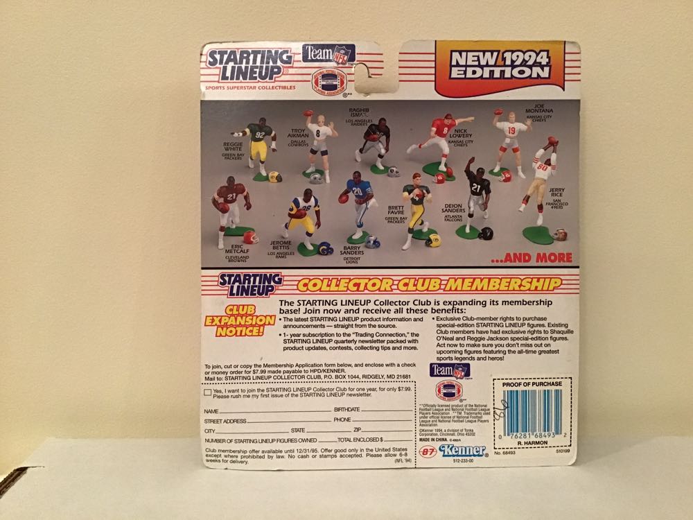 Ronnie Harmon - Kenner action figure collectible - Main Image 2