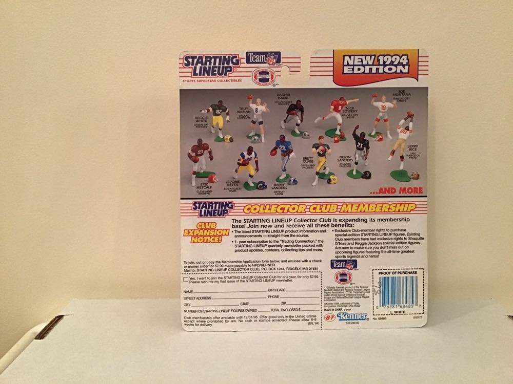 Lorenzo White - Kenner action figure collectible - Main Image 2