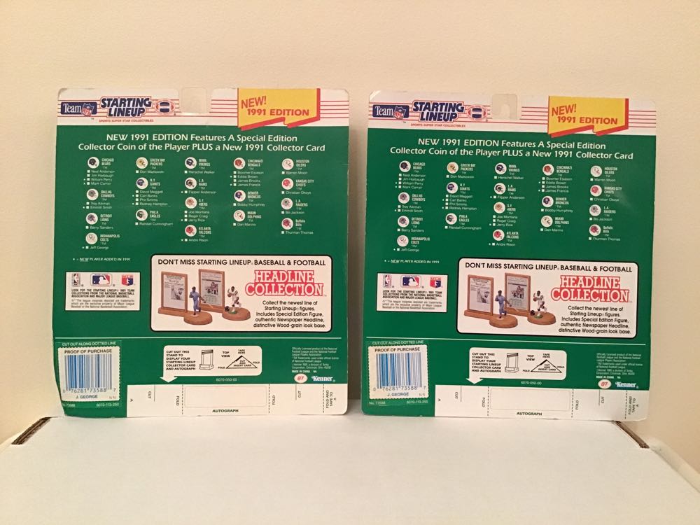 Jeff George - Kenner action figure collectible - Main Image 2