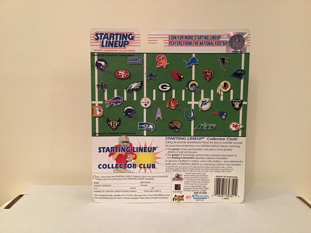 Jerry Rice - Kenner action figure collectible - Main Image 2