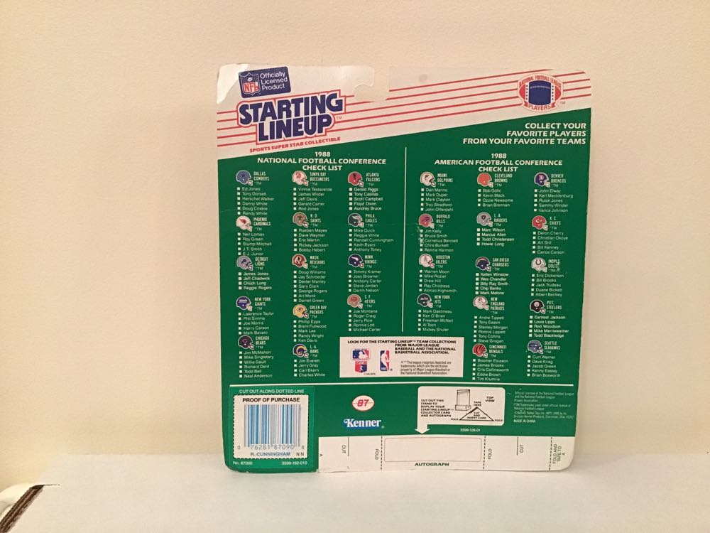 Randall Cunningham - Kenner action figure collectible - Main Image 2