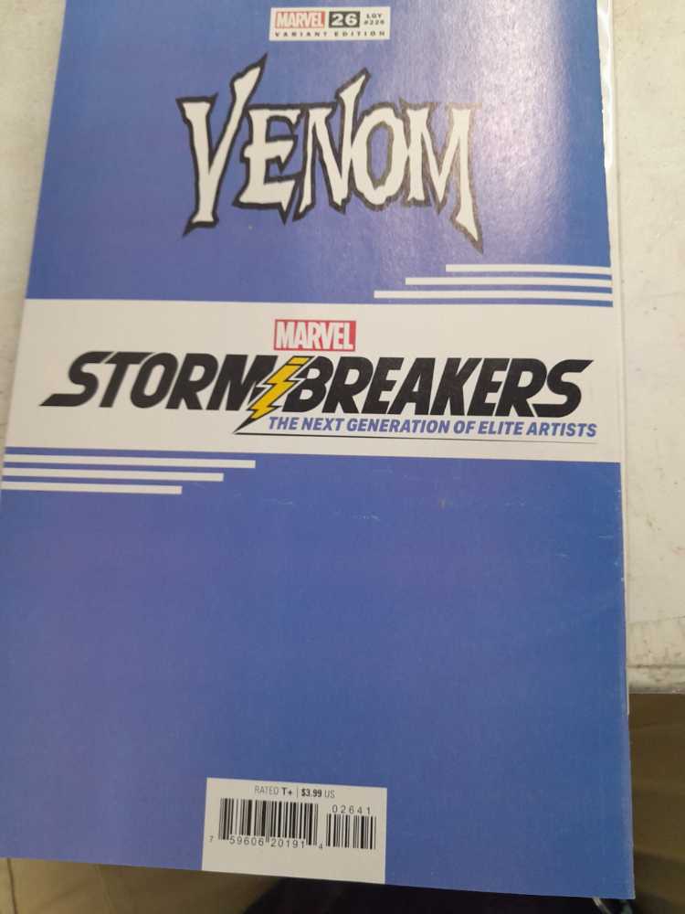 Marvel Comic_ Vemon #26 LGY #226 (Variant)  action figure collectible [Barcode 759606201914] - Main Image 2