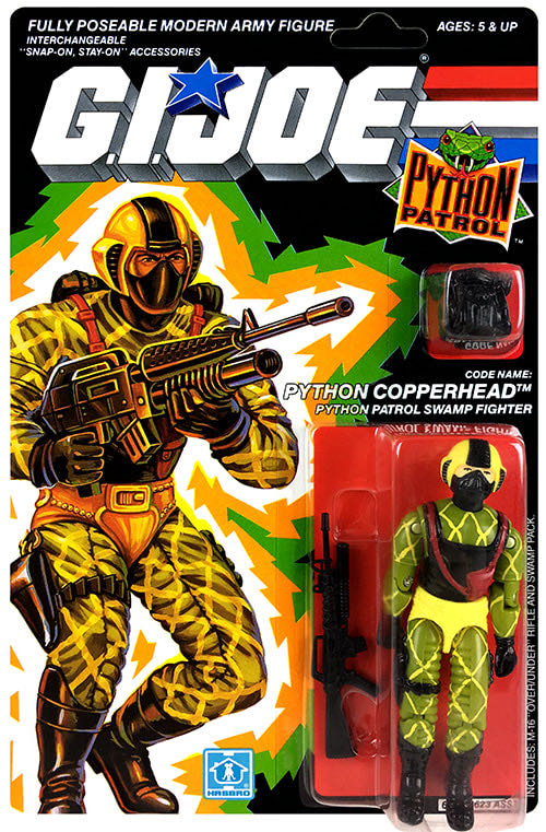 Copperhead v2 Python Patrol - Hasbro (GI Joe Vintage) action figure collectible - Main Image 2