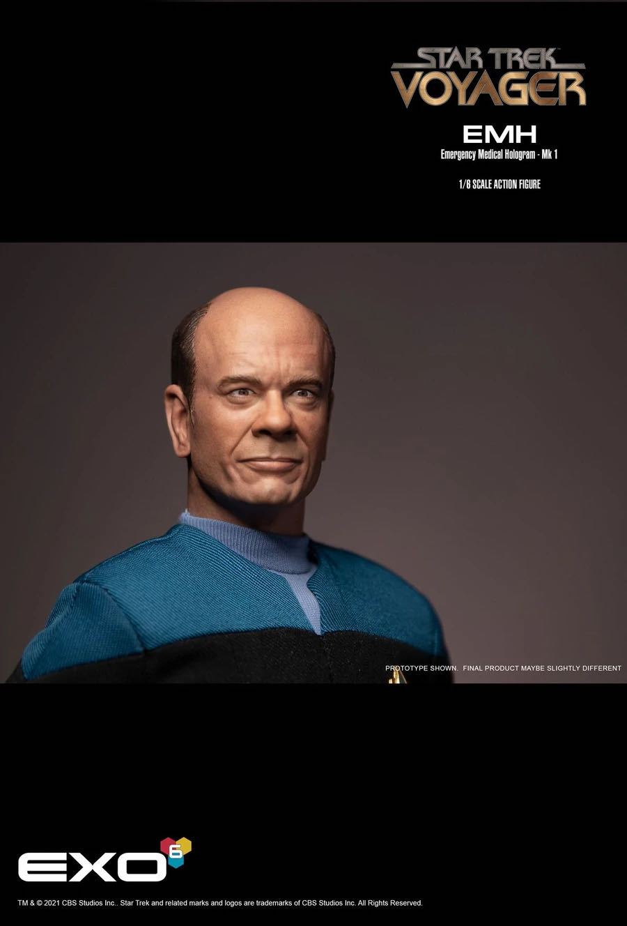 ST:VOY - 12”: THE DOCTOR 1:6 Scale Collectible Figure - EXO-6 (Star Trek Universe) action figure collectible [Barcode 860006181031] - Main Image 3