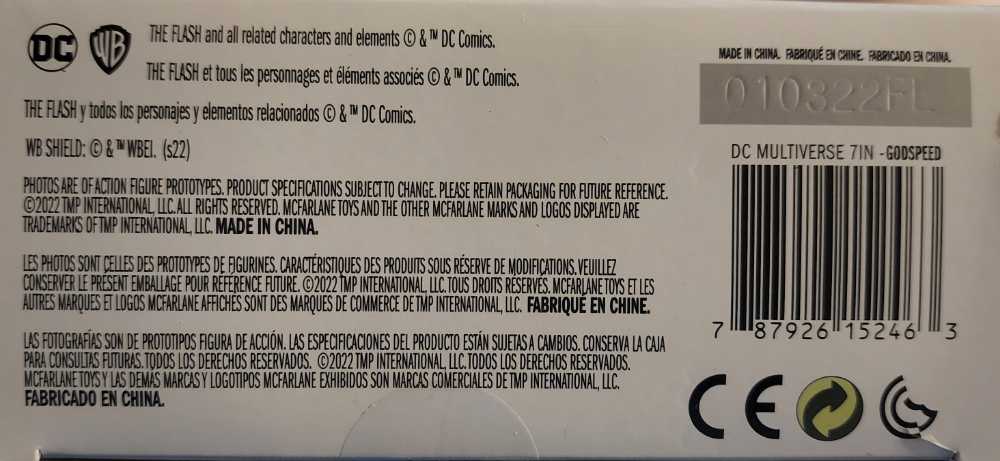 DC Multiverse - GODSPEED *** - Mcfarlane (The Flash) action figure collectible [Barcode 787926152463] - Main Image 4