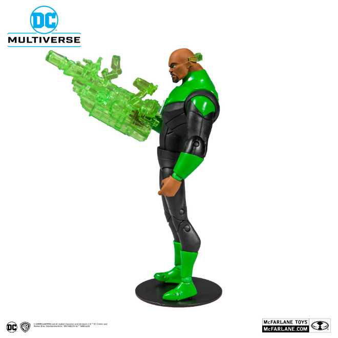 Green lantern (John Stewart) - McFarlane Toys (DC Multiverse: Justice League Unlimited) action figure collectible - Main Image 4