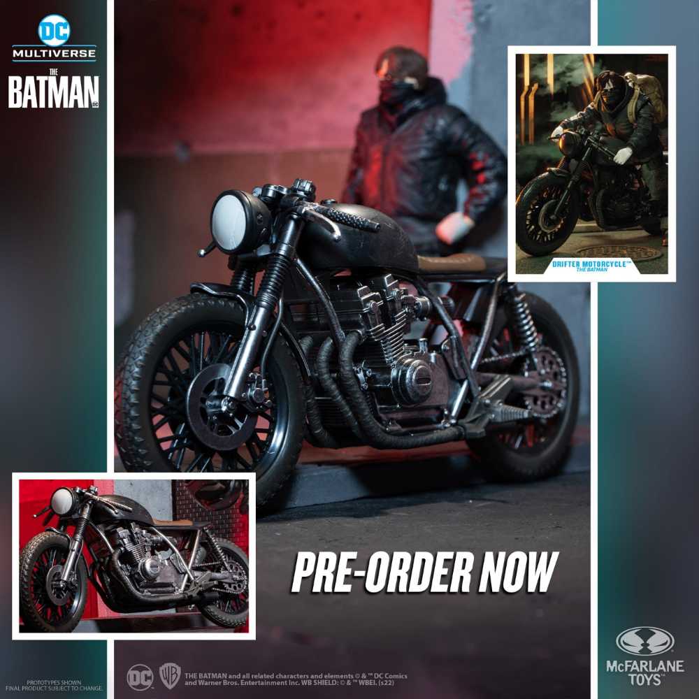 Drifter Motorcycle - DCCU - MODERN ERA (The Batman) action figure collectible [Barcode 787926157116] - Main Image 4