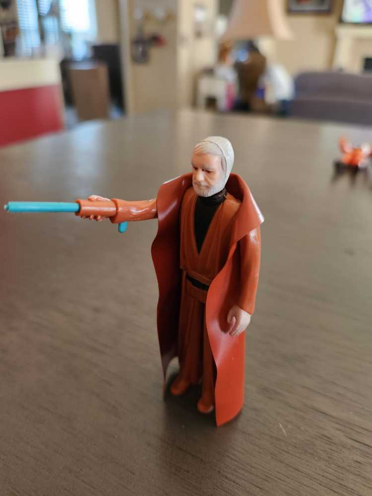 Ben (Obi-Wan) Kenobi - gray hair - Kenner (Star Wars) action figure collectible - Main Image 4