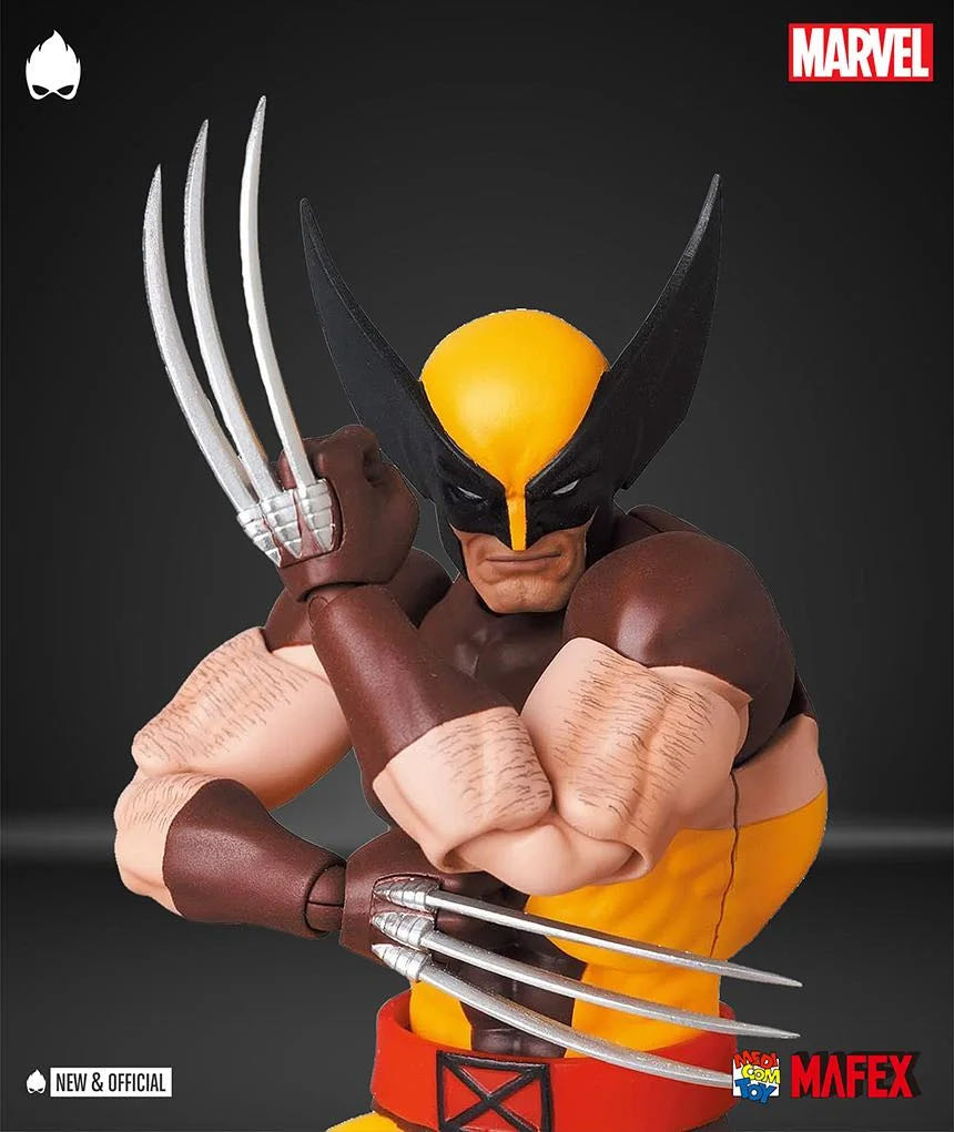 Mafex No. 138 Wolverine (Brown Comic Ver.) Reissue - Medicom Mafex (X-Men) action figure collectible [Barcode 4530956471389] - Main Image 4