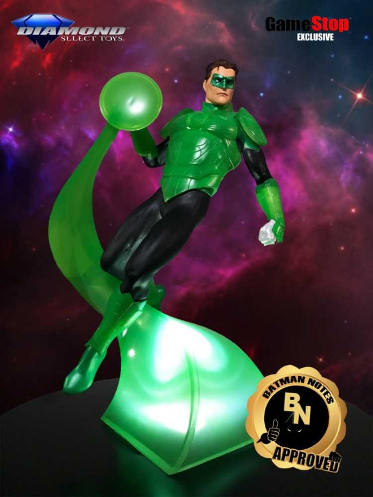 Green lantern(Hal Jordan)PVC Diorama (GameStop Exclusive) - Diamond Select (Green Lantern) action figure collectible - Main Image 3