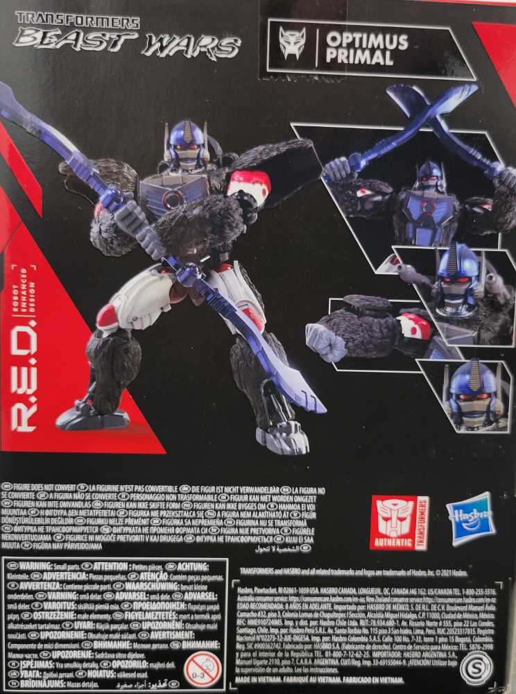 Optimus Primal Wal-Mart  - Hasbro (R.E.D.) action figure collectible - Main Image 3