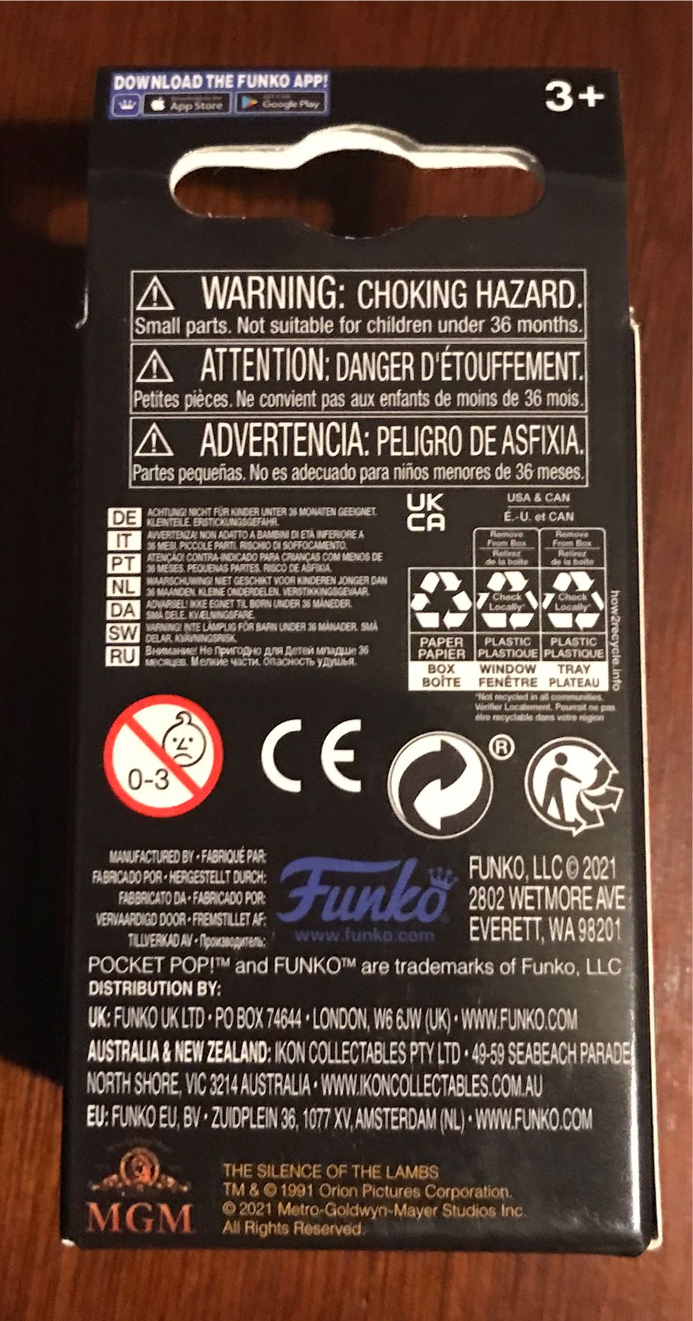 Silence Of The Lambs: Hannibal Lecter - Funko (Silence of the Lambs) (Silence Of The Lambs) action figure collectible [Barcode 889698498272] - Main Image 2