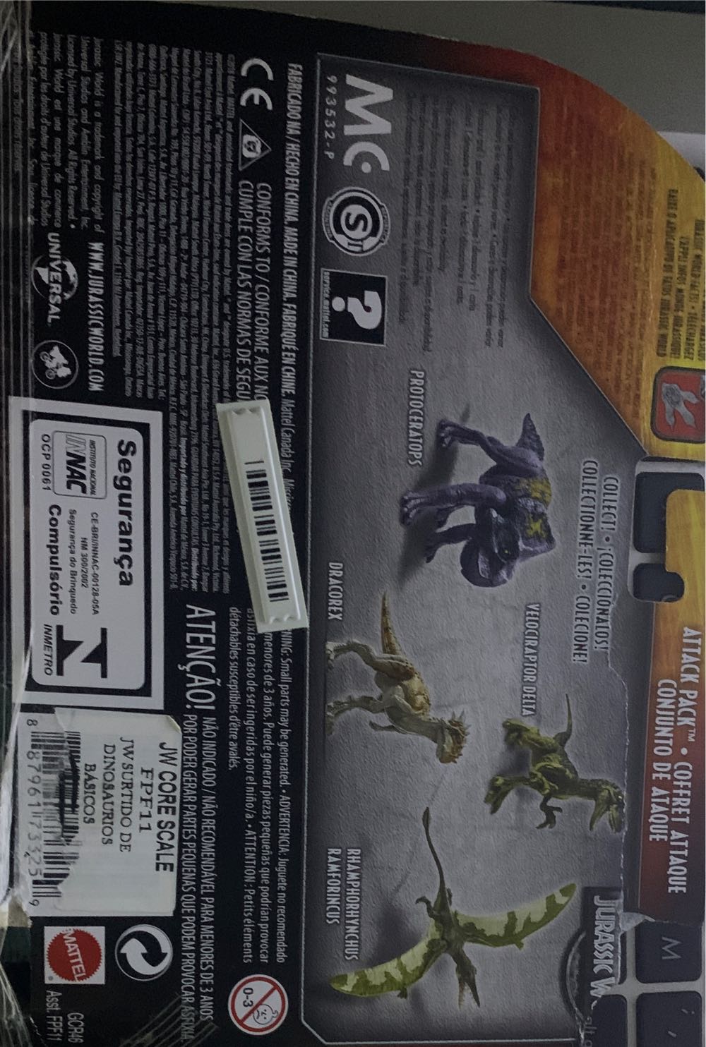 Velociraptor Delta - Mattel (JW Dino Rivals) action figure collectible [Barcode 887961733259] - Main Image 3