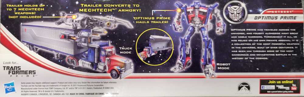 Optimus Prime - Hasbro (MechTech) action figure collectible - Main Image 3