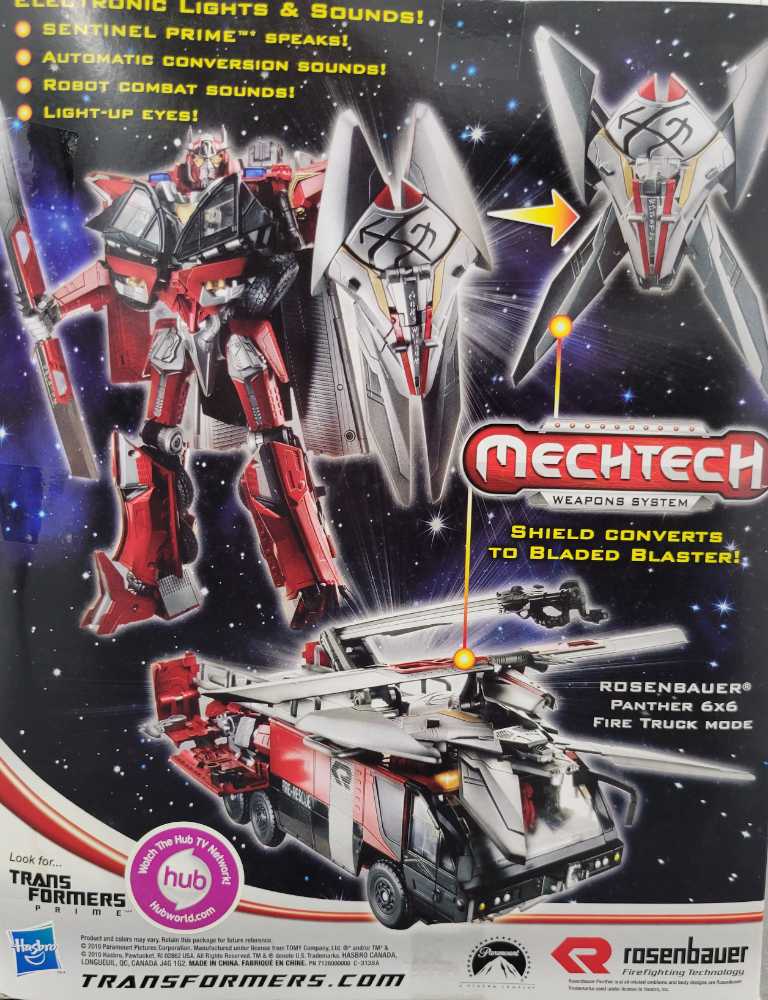 Sentinel Prime Leader Boxed - Hasbro (Dark Of The Moon) action figure collectible - Main Image 3