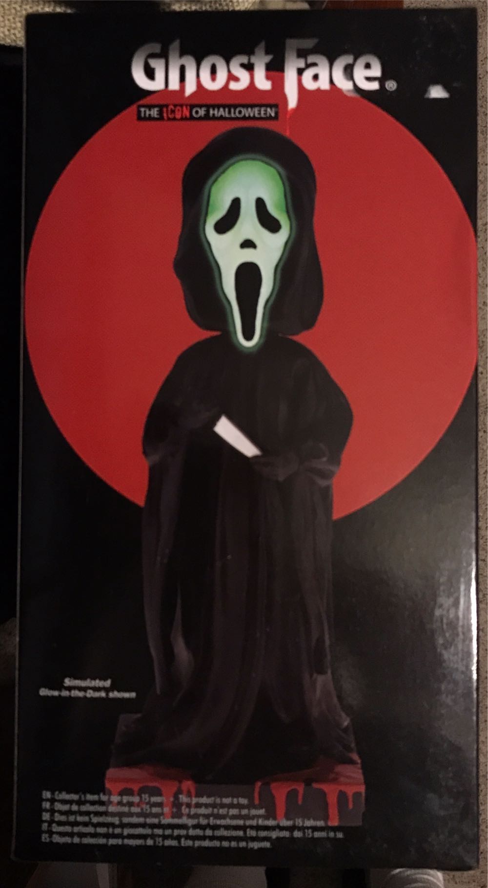 Royal Bobbles: Scream Ghost Face (Glow In The Dark) - Royal Bobbles (Scream) action figure collectible [Barcode 814089013345] - Main Image 2