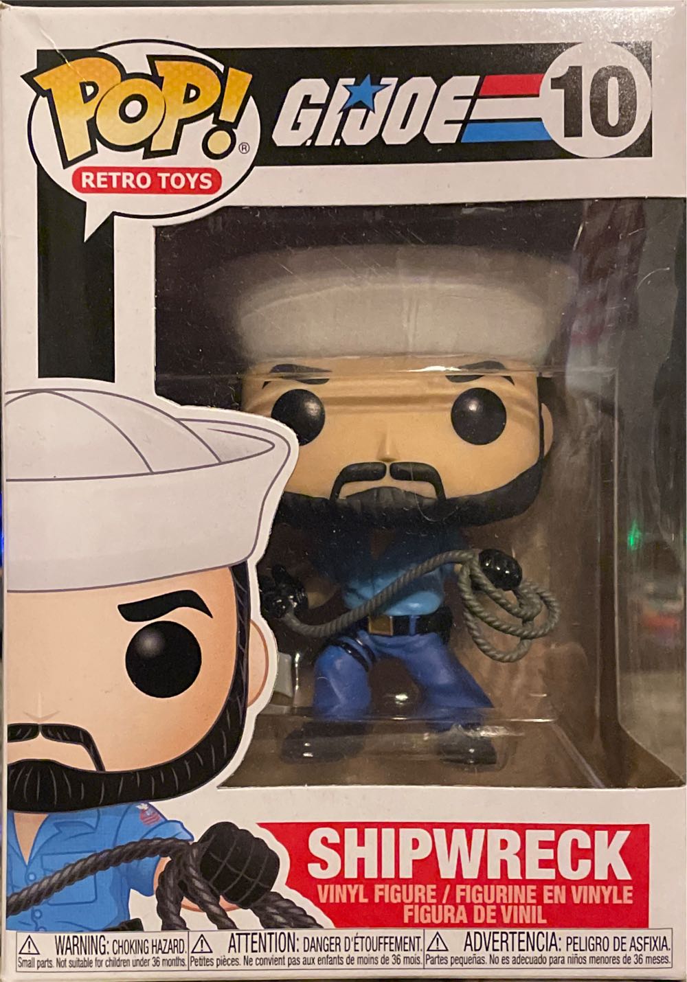 Funko Pop GI Joe 10 Shipwreck - Funko (G.I. Joe) action figure collectible [Barcode 889698509091] - Main Image 2