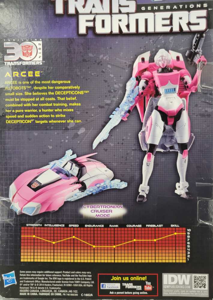 Arcee Carded - Hasbro (Generations) action figure collectible - Main Image 4