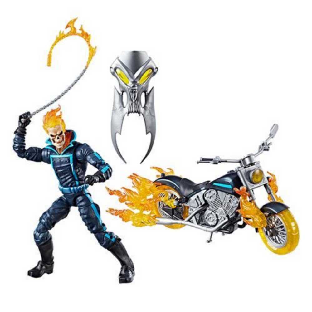 Ghost Rider (Johnny Blaze W/ Hellcycle) - Hasbro (Marvel Legends Riders) action figure collectible - Main Image 3