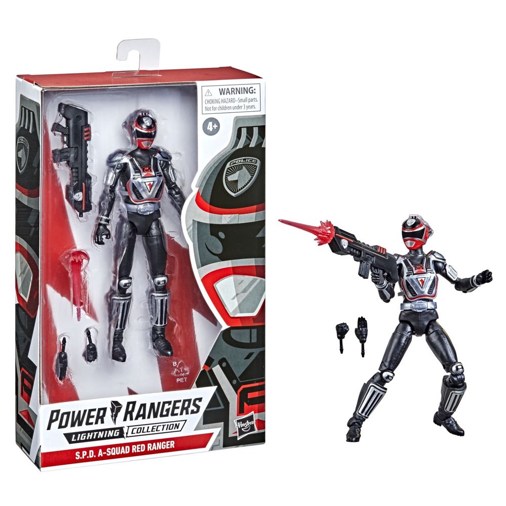 Red Ranger A-Squad - Hasbro (Power Rangers Lightning Collection) action figure collectible [Barcode 5010993856411] - Main Image 4