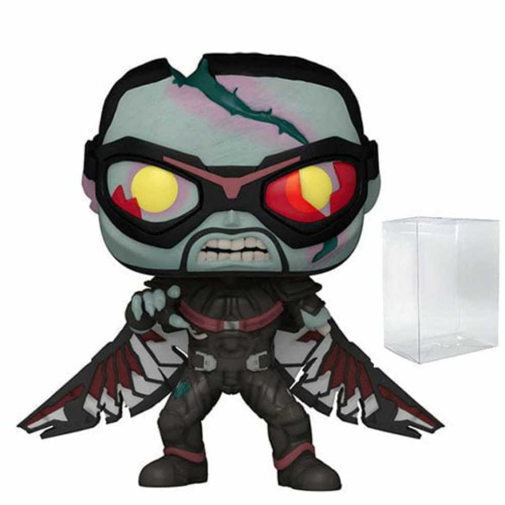 Falcon Funko What If? 942 Zombie Falcon - Funko Pop! Television (Marvel What If...?) action figure collectible [Barcode 889698573771] - Main Image 3