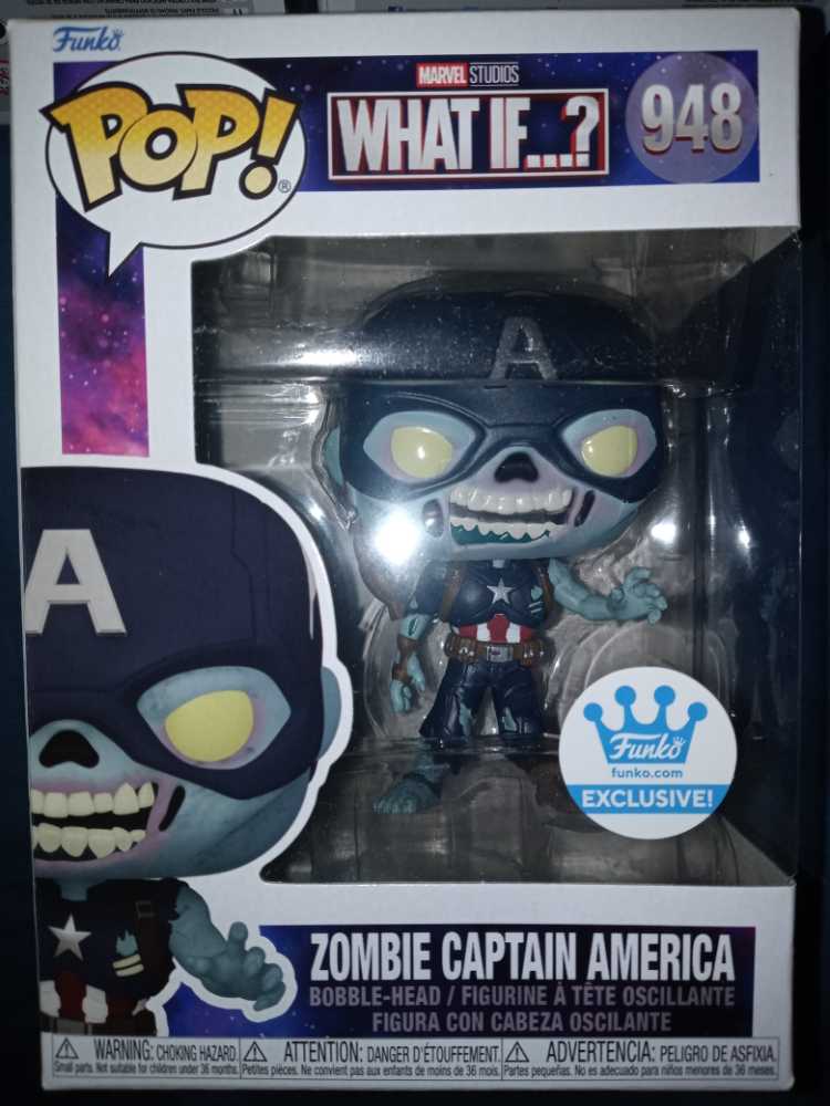 Marvels What If...?: Zombie Captain America #948 - Funko (Marvels What If...?) (Marvels What If...?) action figure collectible [Barcode 889698582544] - Main Image 1