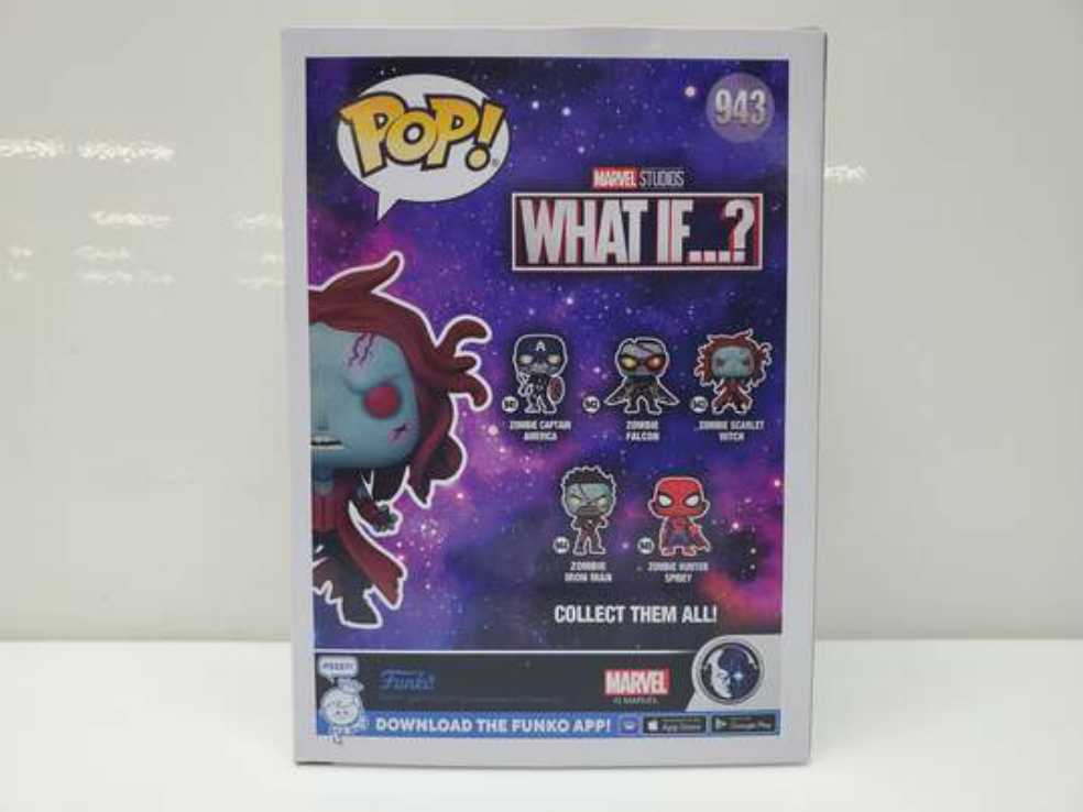 Scarlet Witch Funko What If? 943 Zombie Scarlet Witch - Funko Pop! Television (Marvel What If...?) action figure collectible [Barcode 889698573788] - Main Image 4