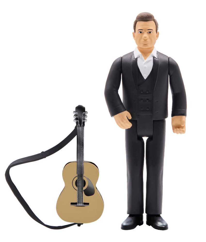 Johnny Cash Reaction The Man In Black - Super 7 (Johnny Cash ReAction Figures) action figure collectible [Barcode 840049814158] - Main Image 3