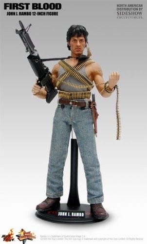 Hot Toys 1/6 Scale First Blood John J. Rambo Movie Masterpieces - Hot Toys / Sideshow action figure collectible [Barcode 4897011170749] - Main Image 2