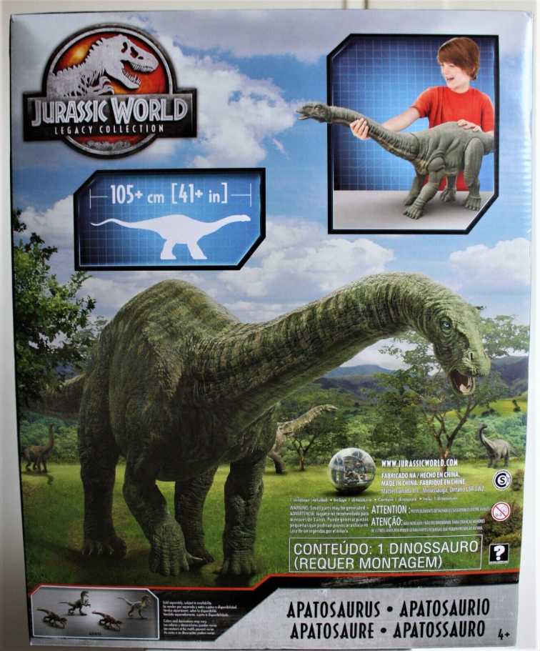 Mattel Jurassic World Legacy Apatosaurus - Mattel (Jurrasic World Legacy) action figure collectible [Barcode 887961946789] - Main Image 2