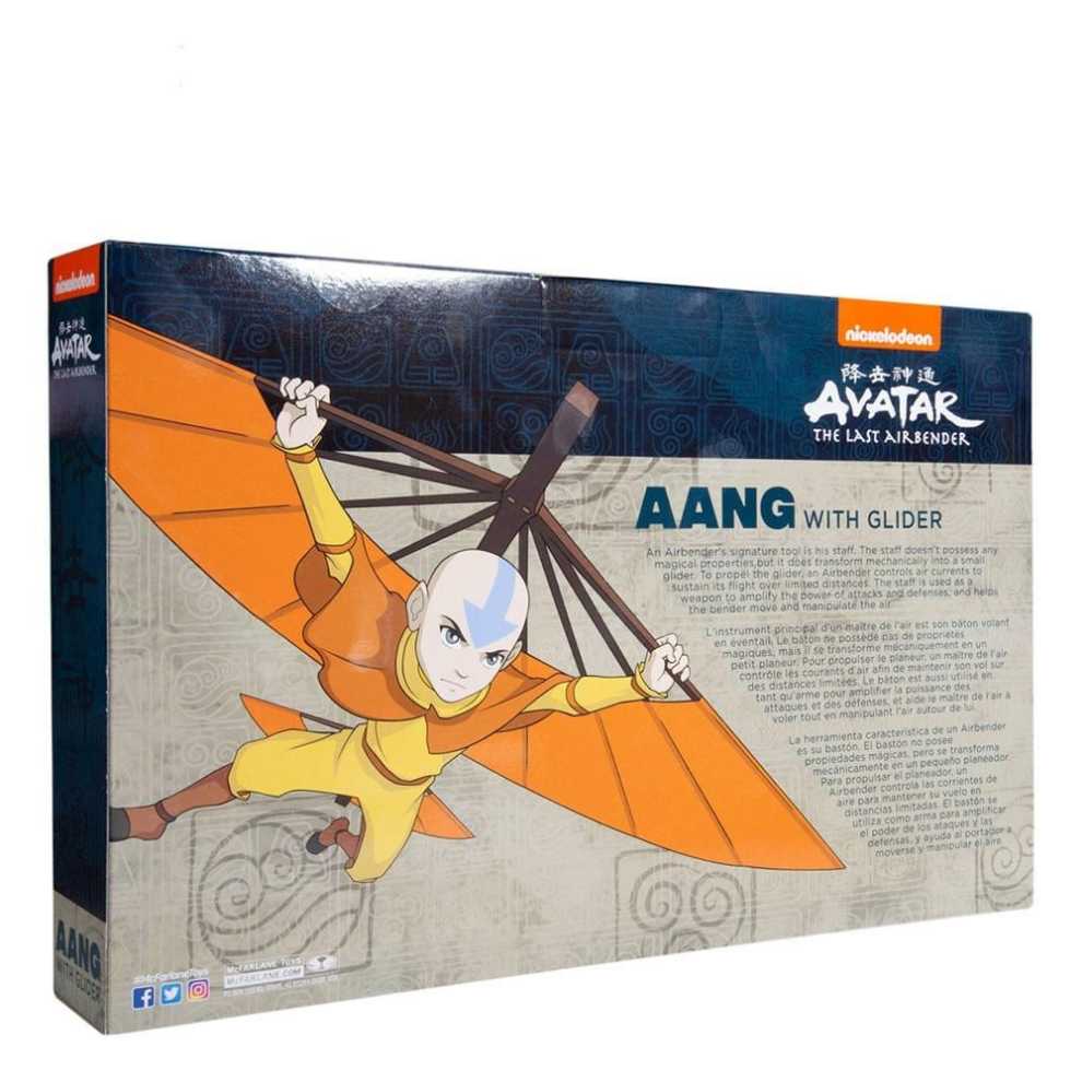 Mcfarlane Toys Avatar The Last Airbender Aang With Glider - McFarlane Toys (Avatar The Last Airbender) action figure collectible [Barcode 699788842515] - Main Image 2