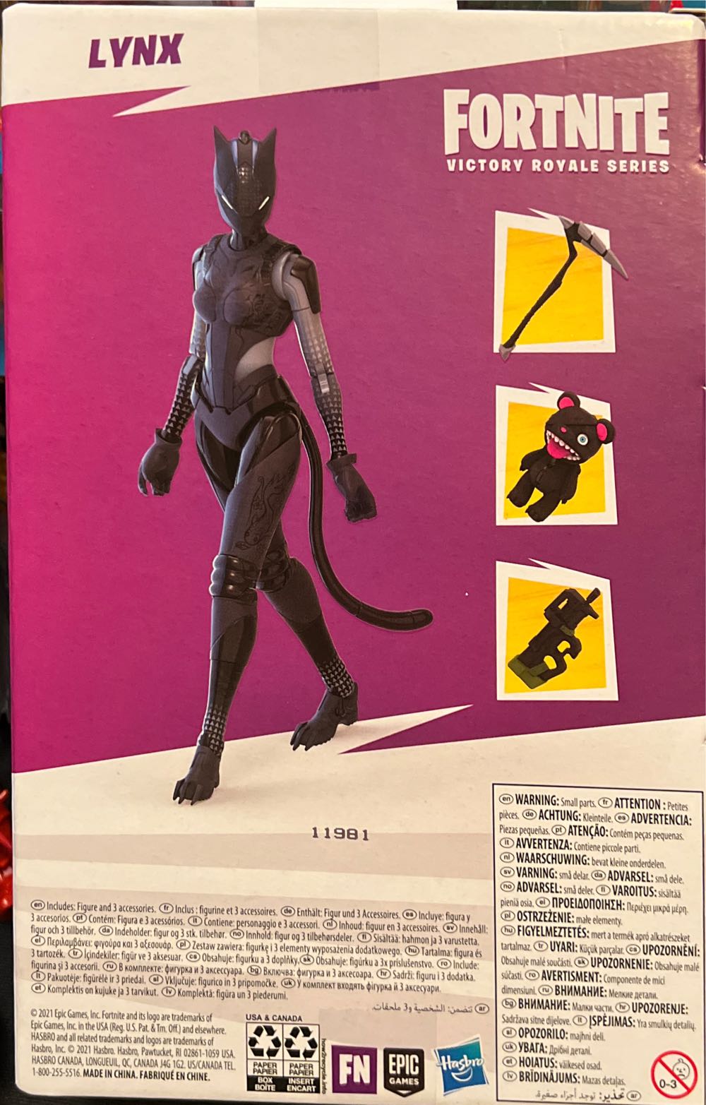 Fortnite: Lynx - Hasbro (Victory Royale Series) action figure collectible [Barcode 5010993962624] - Main Image 3