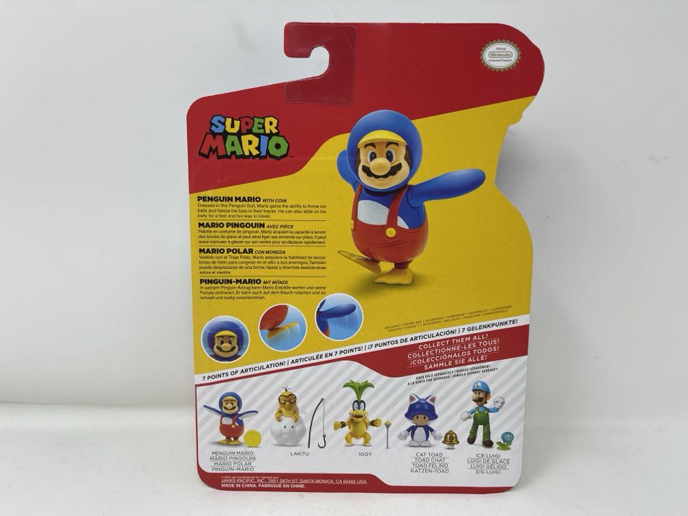 Mario Penguin - JAKKS Pacific, Inc. (Super Mario) action figure collectible [Barcode 192995408241] - Main Image 2