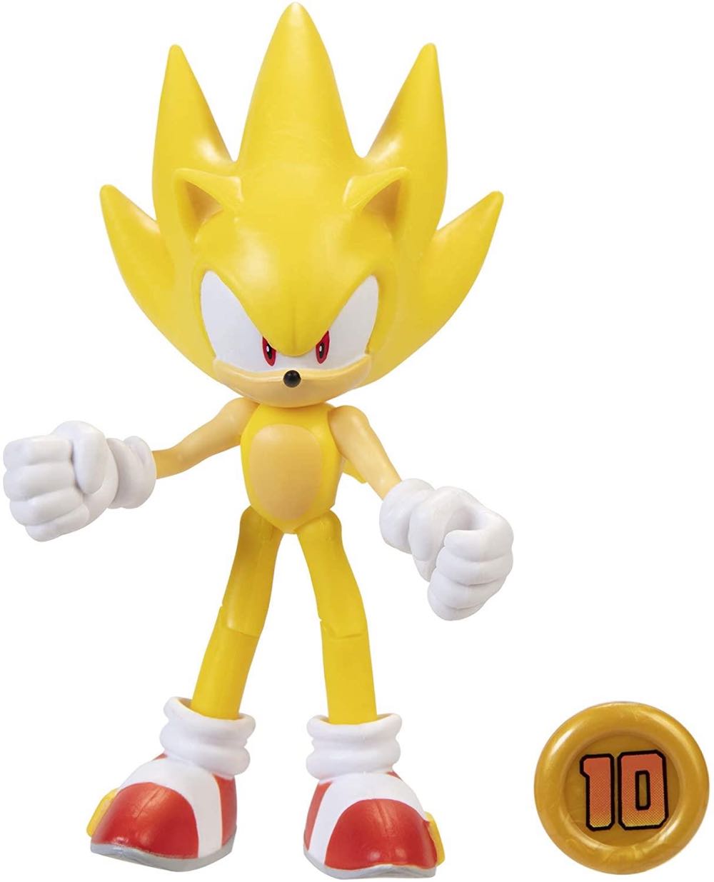 Super Sonic The Hedgehog Mighty Sonic Dr. Eggman Set Of 4 4” - Jakks Pacific (Modern Style) action figure collectible [Barcode 192995406957] - Main Image 2