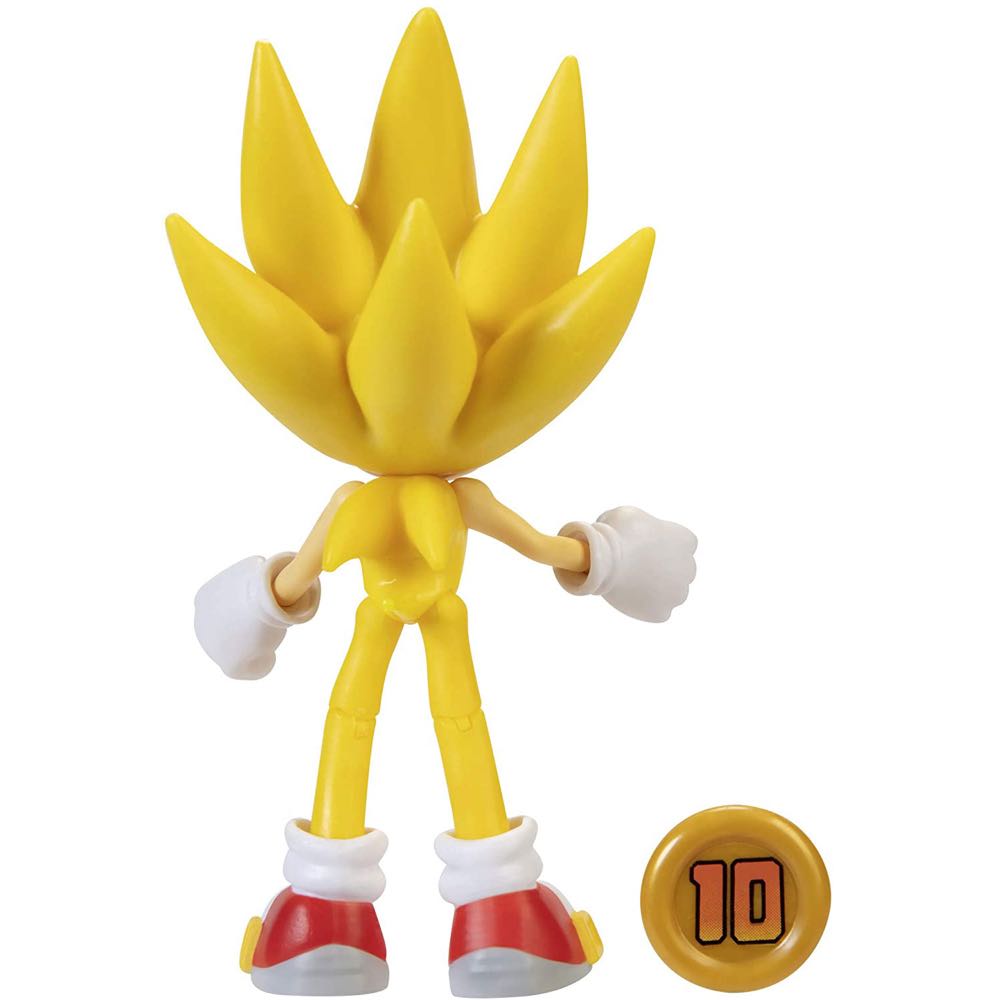 Super Sonic The Hedgehog Mighty Sonic Dr. Eggman Set Of 4 4” - Jakks Pacific (Modern Style) action figure collectible [Barcode 192995406957] - Main Image 3