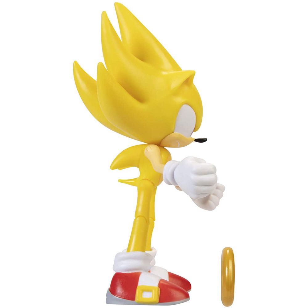 Super Sonic The Hedgehog Mighty Sonic Dr. Eggman Set Of 4 4” - Jakks Pacific (Modern Style) action figure collectible [Barcode 192995406957] - Main Image 4