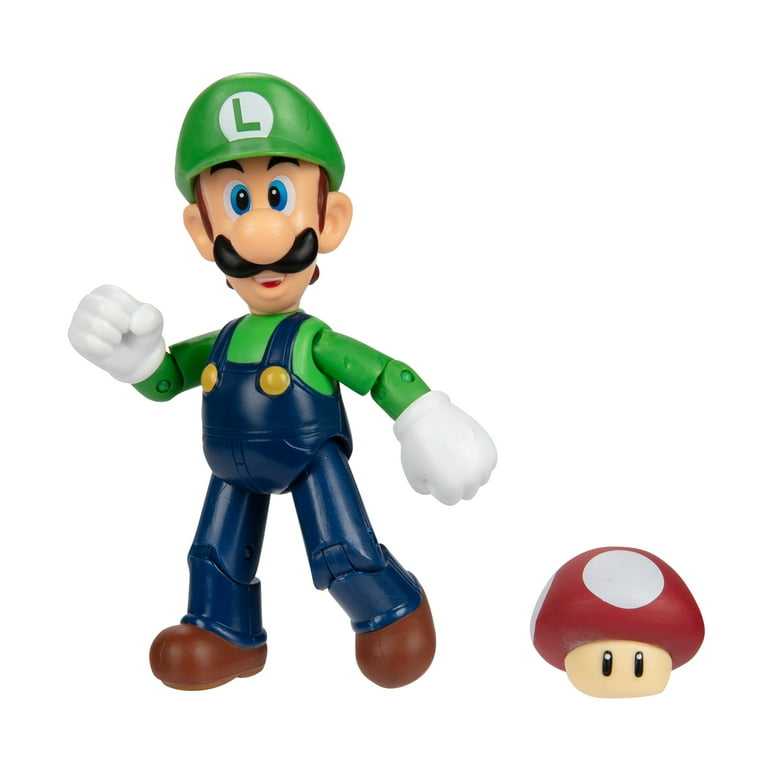 Super Mario - Luigi - VIDEO GAMES (Super Mario Bros.) action figure collectible [Barcode 192995408227] - Main Image 4