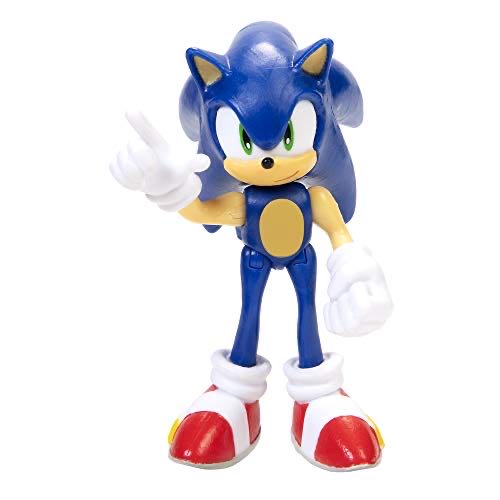 Sonic The Hedgehog Pointing Modern Sonic 2.5-inch Action Figure - Jakks Pacific action figure collectible [Barcode 192995403703] - Main Image 1