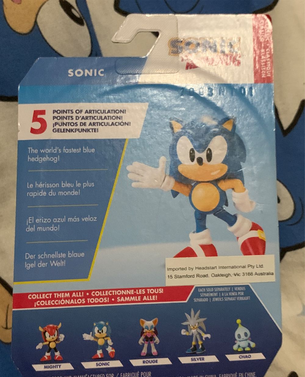 Classic Sonic (Jakks) Wave 3.1 - Jacks Pacific (Classic Style) action figure collectible [Barcode 192995406872] - Main Image 2