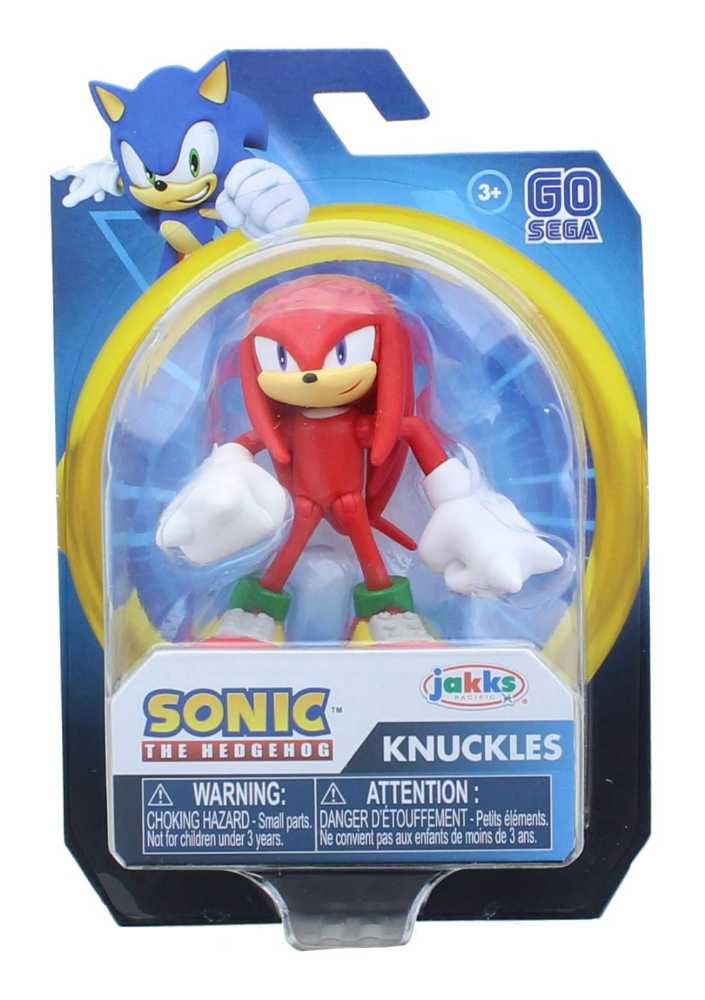 Sonic The Hedgehog Action Figure 2.5 Inch Knuckles Collectible Toy Red  action figure collectible [Barcode 192995403710] - Main Image 2