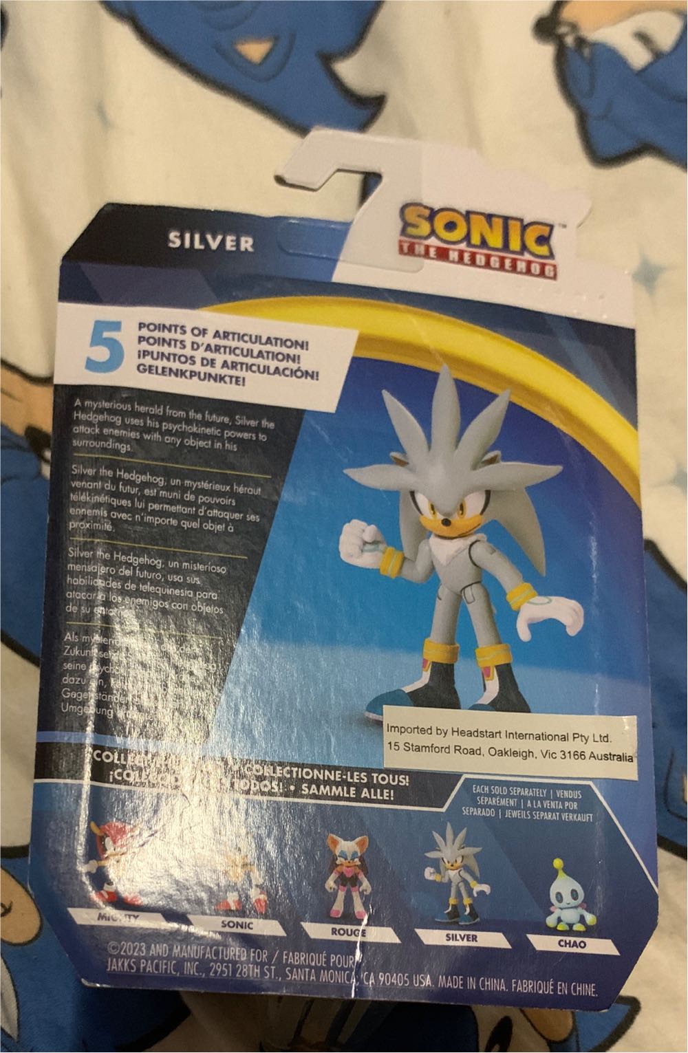 Sonic The Hedgehog 2.5-inch Action Figure Modern Silver Collectible Toy - Jakks Pacific (Sonic) action figure collectible [Barcode 192995406896] - Main Image 2