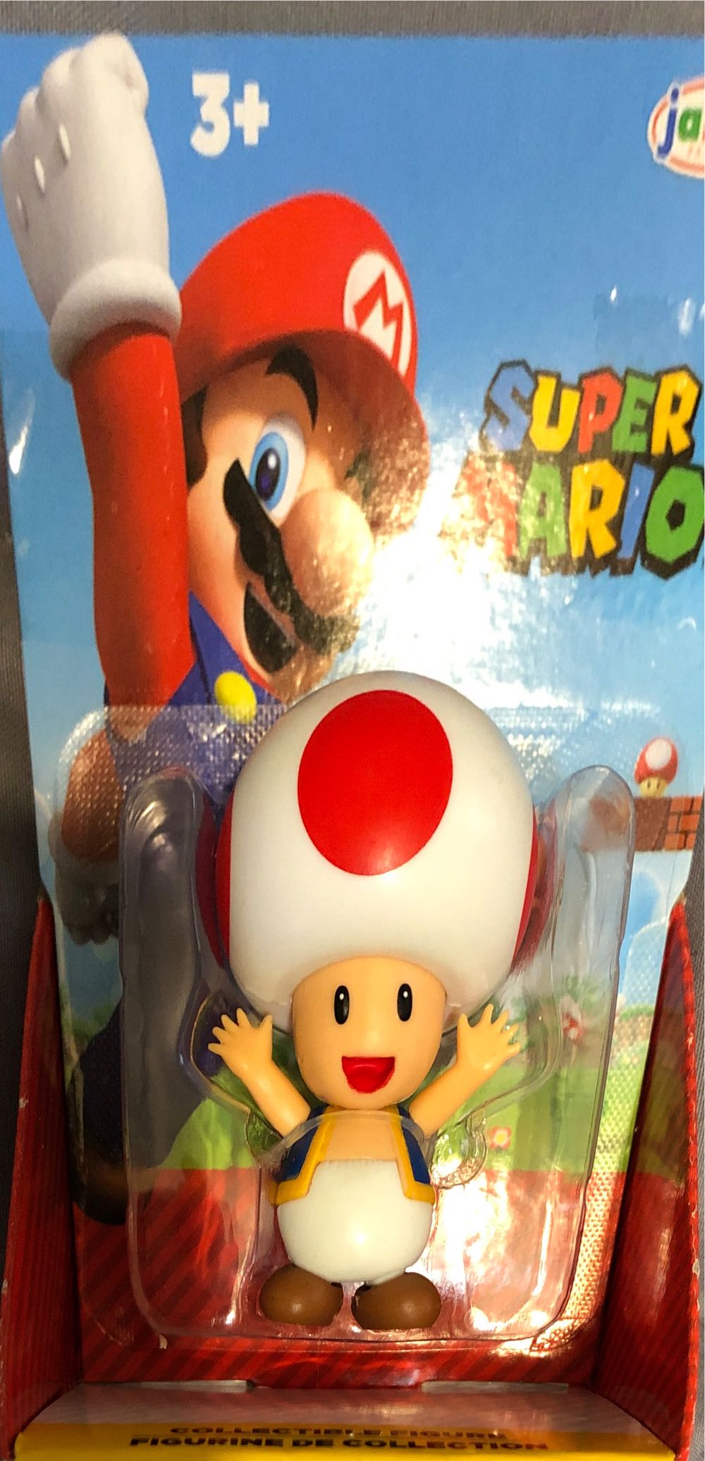 Pacific 2.5” Collectible Nintendo Red Toad Nintendo Super Mario 2.5” Blue Toad Collectible Jakks Pacific New In Box  action figure collectible [Barcode 039897296111] - Main Image 2