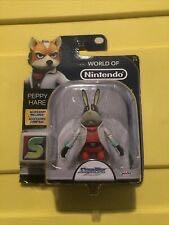 Star Fox World Of Nintendo Peppy Hare 4”  action figure collectible [Barcode 039897686936] - Main Image 1
