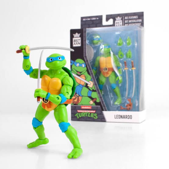 Leonardo - The Loyal Subjects/ BST AXN (Teenage Mutant Ninja Turtles) action figure collectible [Barcode 850018355308] - Main Image 4